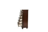Traditional Antique Cherry Walnut Chest Of Drawers Furniture - Omega Lifestyles