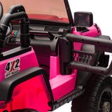 24V Two-Seater Kids Ride On Truck With Bluetooth Remote Control - Omega Lifestyles