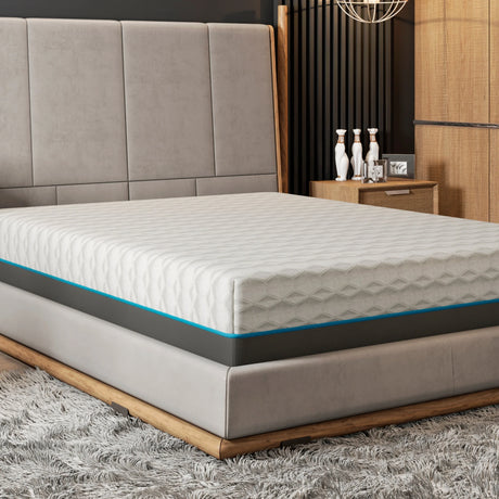 King Soft 14-Inch Copper Lux Cooling Memory Foam Mattress - Omega Lifestyles