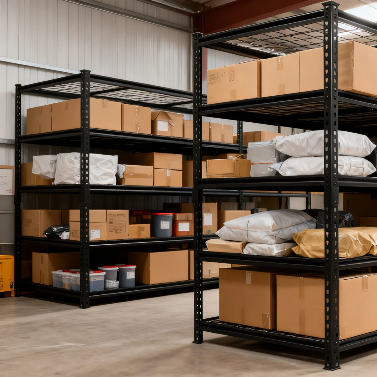 Heavy-Duty Adjustable Steel 5-Tier Storage Shelving Unit - Omega Lifestyles