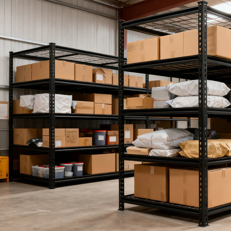 Heavy-Duty Adjustable Steel 5-Tier Storage Shelving Unit - Omega Lifestyles