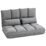 Adjustable Folding Floor Sofa Chair With Two Pillows - Omega Lifestyles