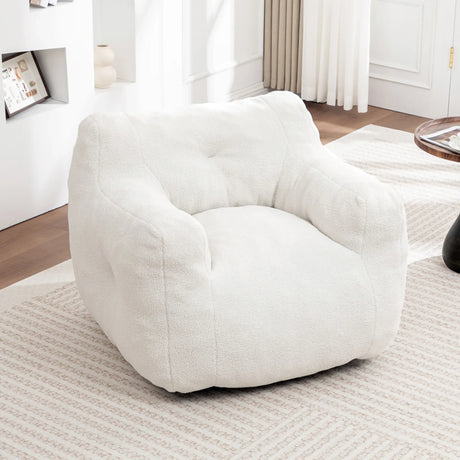High-Density Foam Teddy Bean Bag Chair Sofa - Omega Lifestyles