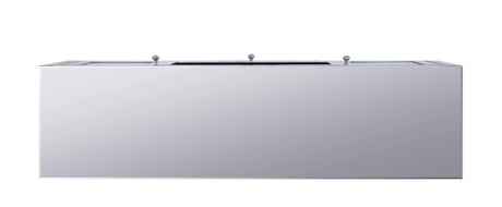 Mirrored Silver Faux Diamonds MDF TV Stand - Omega Lifestyles