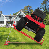 Universal Adjustable Steel Lawn Tractor Lift With 45° Tilt - Omega Lifestyles