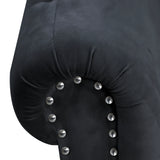 Classic Velvet Storage Chaise Lounge With Pillow - Omega Lifestyles