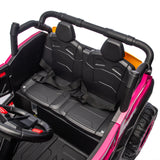 24V Dual-Seat Kids Ride-On UTV With Remote Control - Omega Lifestyles