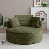 Modern Corduroy Boneless Floor Chair With Pillows - Omega Lifestyles