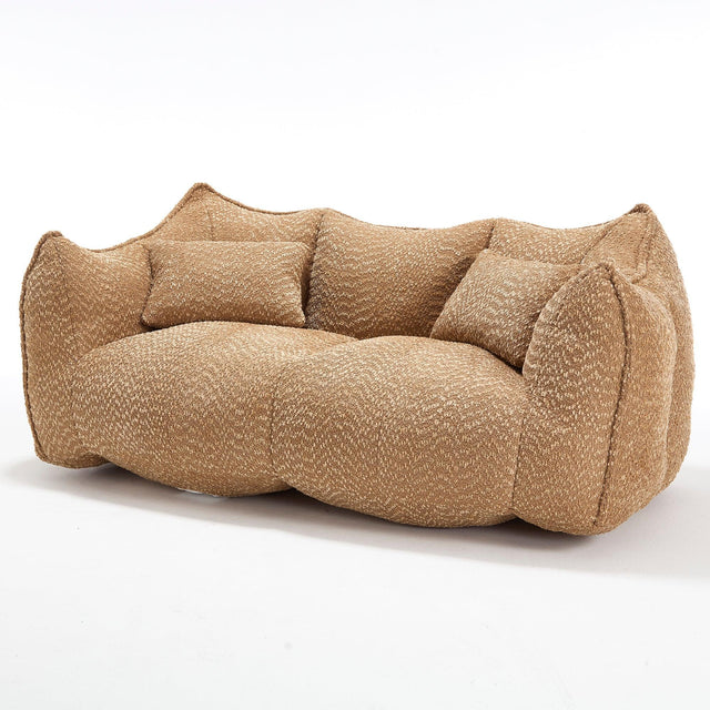 Dual Chenille Bean Bag Chair With High Resilience Foam - Omega Lifestyles