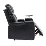Power PU Leather Recliner Chair With Cooling Cup Holder - Omega Lifestyles