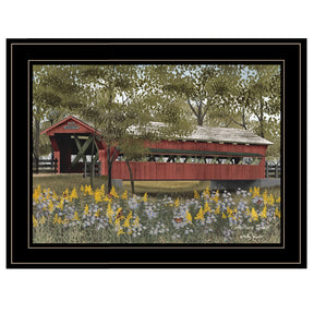 Framed Multicolor Pottersburg Bridge Wall Art Decor - Omega Lifestyles