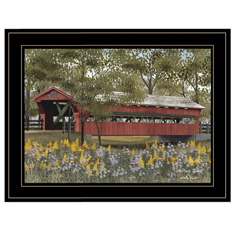 Framed Multicolor Pottersburg Bridge Wall Art Decor - Omega Lifestyles