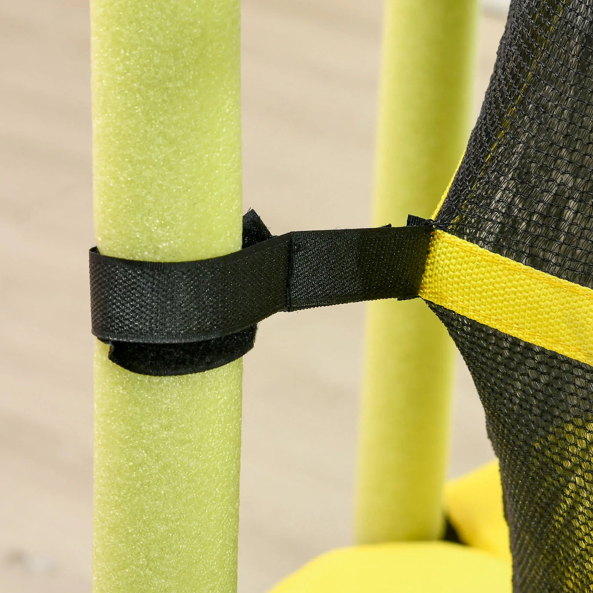 Kids 55-Inch Toddler Trampoline With Safety Enclosure Ball Pit - Omega Lifestyles