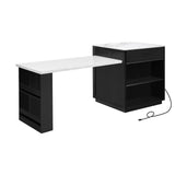 Extendable Kitchen Island With Dining Table And Storage - Omega Lifestyles