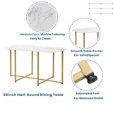 Modern 7-Piece Dining Table Set With Six Chairs - Omega Lifestyles