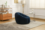 Plush Teddy Fabric Ergonomic Foam Filled Bean Bag Chair - Omega Lifestyles