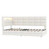 Upholstered Twin Daybed With Storage Drawers And Charging Station - Omega Lifestyles