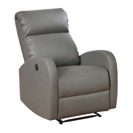 Electric Power Recliner Chair With USB Charging And Leather Upholstery - Omega Lifestyles