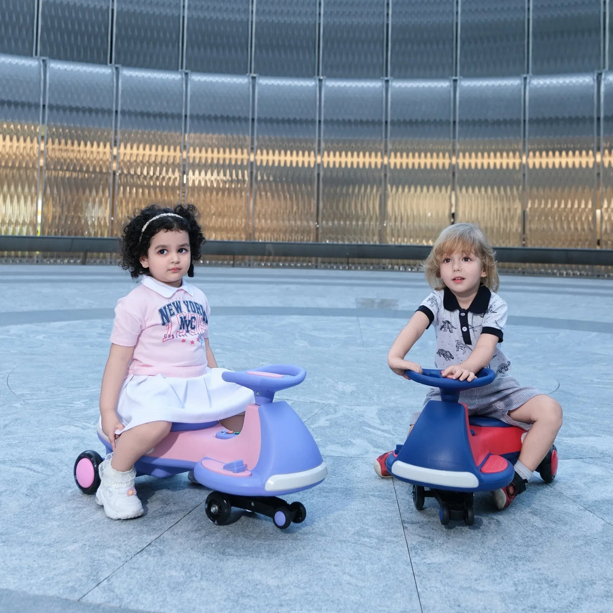 Kids Electric Wiggle Car Rechargeable Battery Pedal Toy - Omega Lifestyles