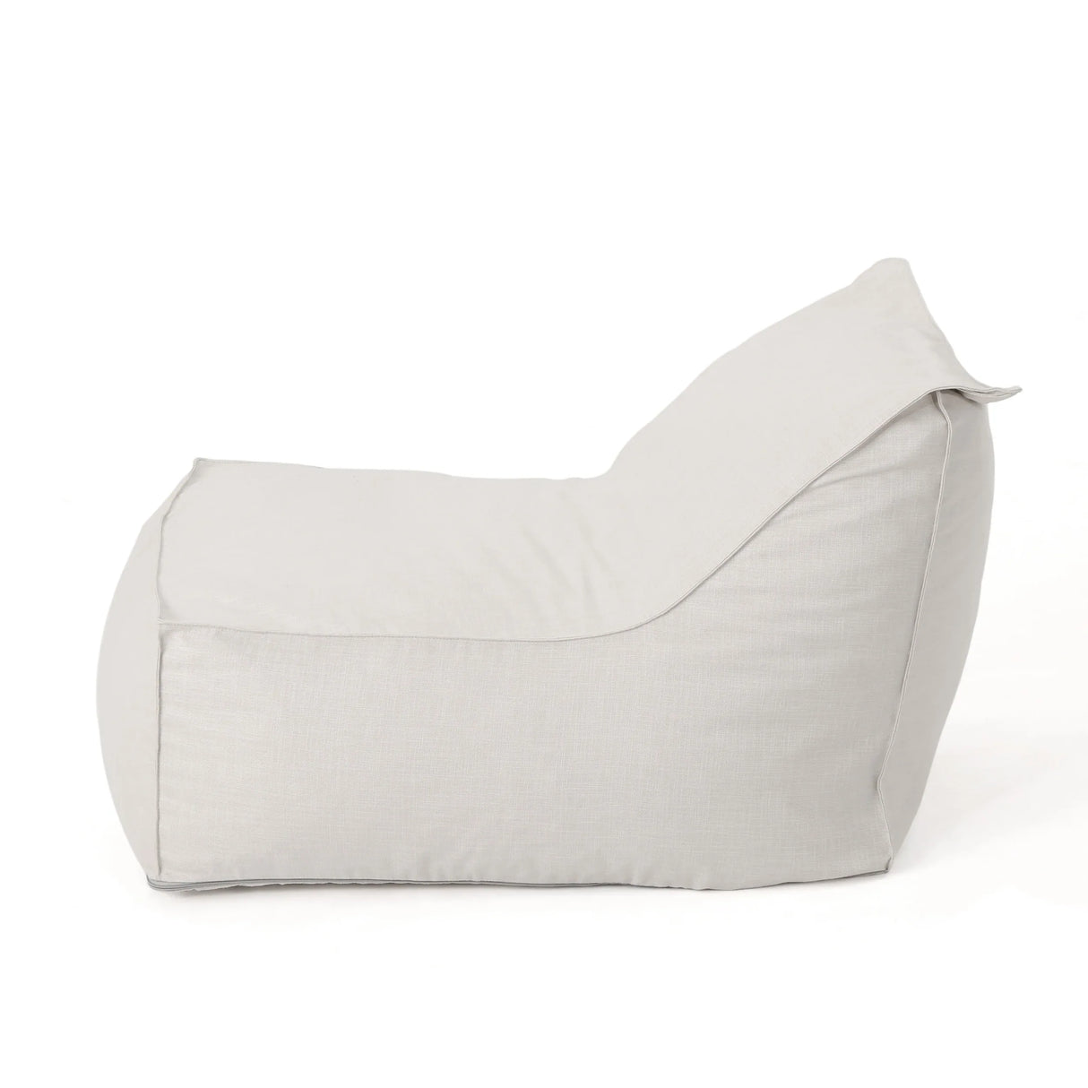 Water Resistant Foam Filled Khaki Bean Bag Chair - Omega Lifestyles