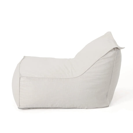 Water Resistant Foam Filled Khaki Bean Bag Chair - Omega Lifestyles
