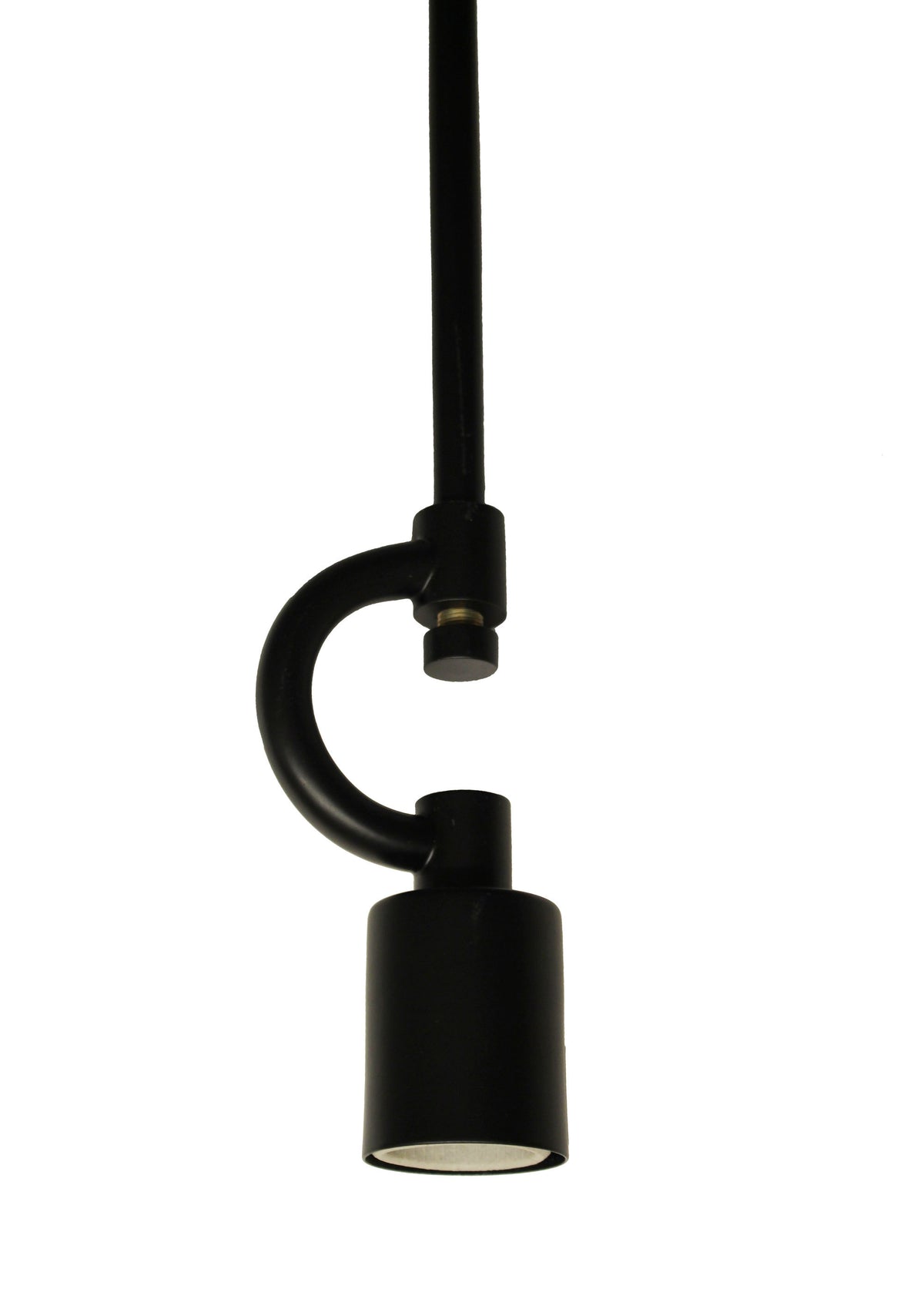 Vintage Satin Black Linen Pendant Light Fixture With Cord