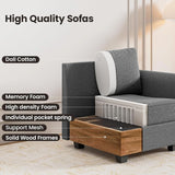 Modern 7-Seat Modular U-Shaped Memory Foam Sofa - Omega Lifestyles