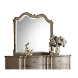 Antique Taupe Beveled Edge Decorative Wall Mirror - Omega Lifestyles