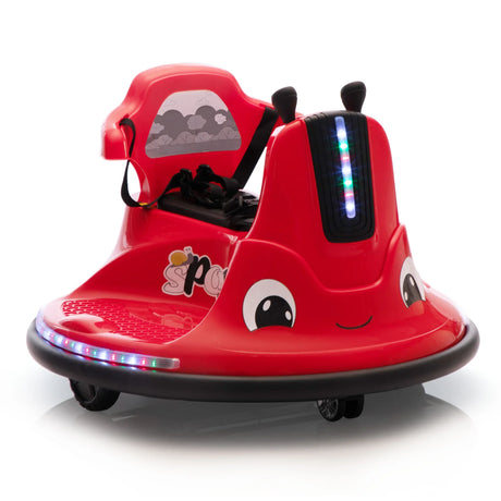 Kids 12V Snail-Shaped Electric Bumper Car With Remote - Omega Lifestyles