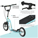Youth Metal Frame Scooter With Dual Brakes And 12-Inch Tires - Omega Lifestyles