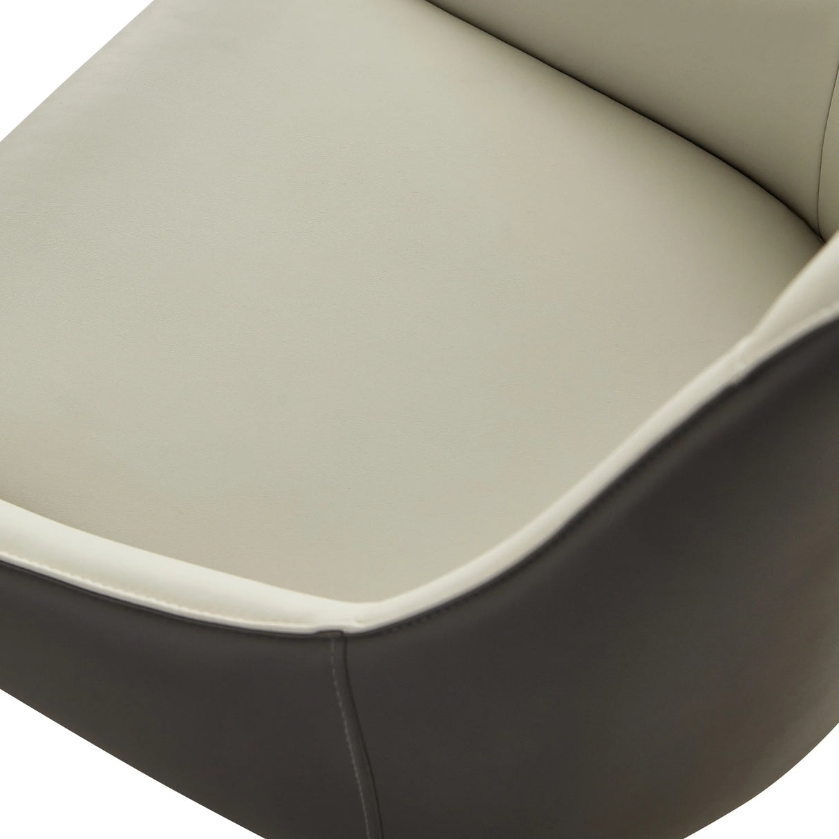 Modern PU Leather Dining Chair Set With Metal Legs Pair - Omega Lifestyles