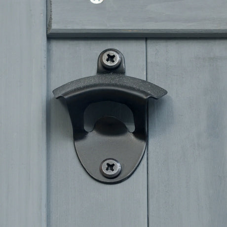 Farmhouse Solid Fir Wood Outdoor Kitchen Island Cart - Omega Lifestyles