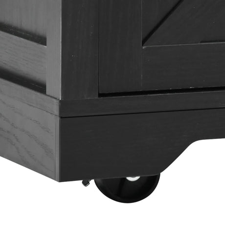 Farmhouse Kitchen Island Rolling Cart With Power Outlet - Omega Lifestyles