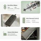 Modern Fabric Electric Power Recliner Chair With Footrest - Omega Lifestyles