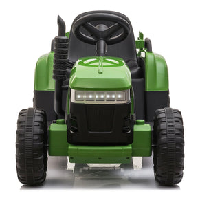 12V Battery Powered Kids Ride-On Tractor With Trailer - Omega Lifestyles