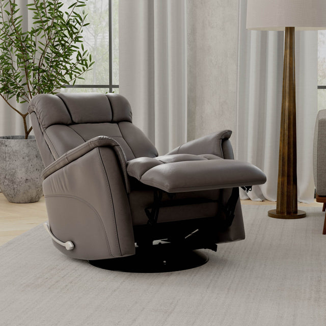 Swivel Glider Recliner With Manual Adjustable Headrest - Omega Lifestyles