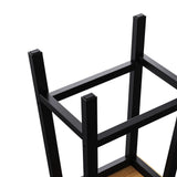 48-Inch Classic Kitchen Island Cart With Bar Stools - Omega Lifestyles