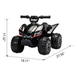 Kids Electric Ride-On ATV With Music LED Lights Spray - Omega Lifestyles