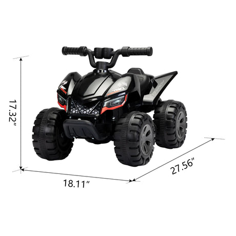 Kids Electric Ride-On ATV With Music LED Lights Spray - Omega Lifestyles