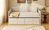 Twin Daybed With Pull-Out Trundle And Storage Drawers - Omega Lifestyles