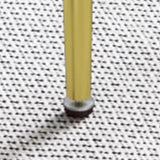 Modern Tempered Glass Dining Table And 6 Gold Chairs Set - Omega Lifestyles