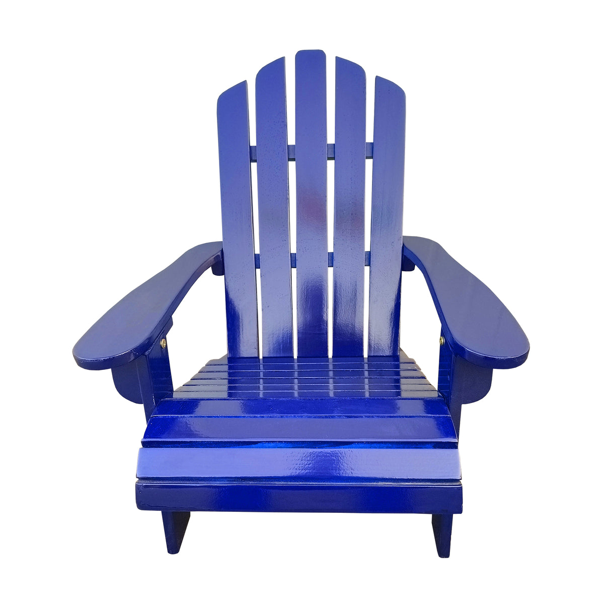 Solid Wood Blue Classic Children’s Adirondack Chair