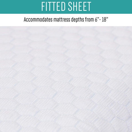 Full Cooling Waterproof Polyester Mattress Protector Full - Omega Lifestyles