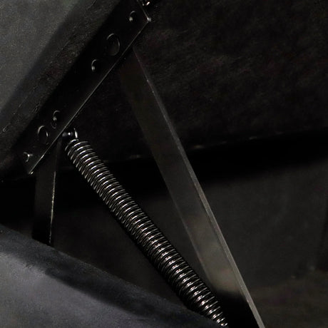 Classic Velvet Storage Chaise Lounge With Pillow - Omega Lifestyles