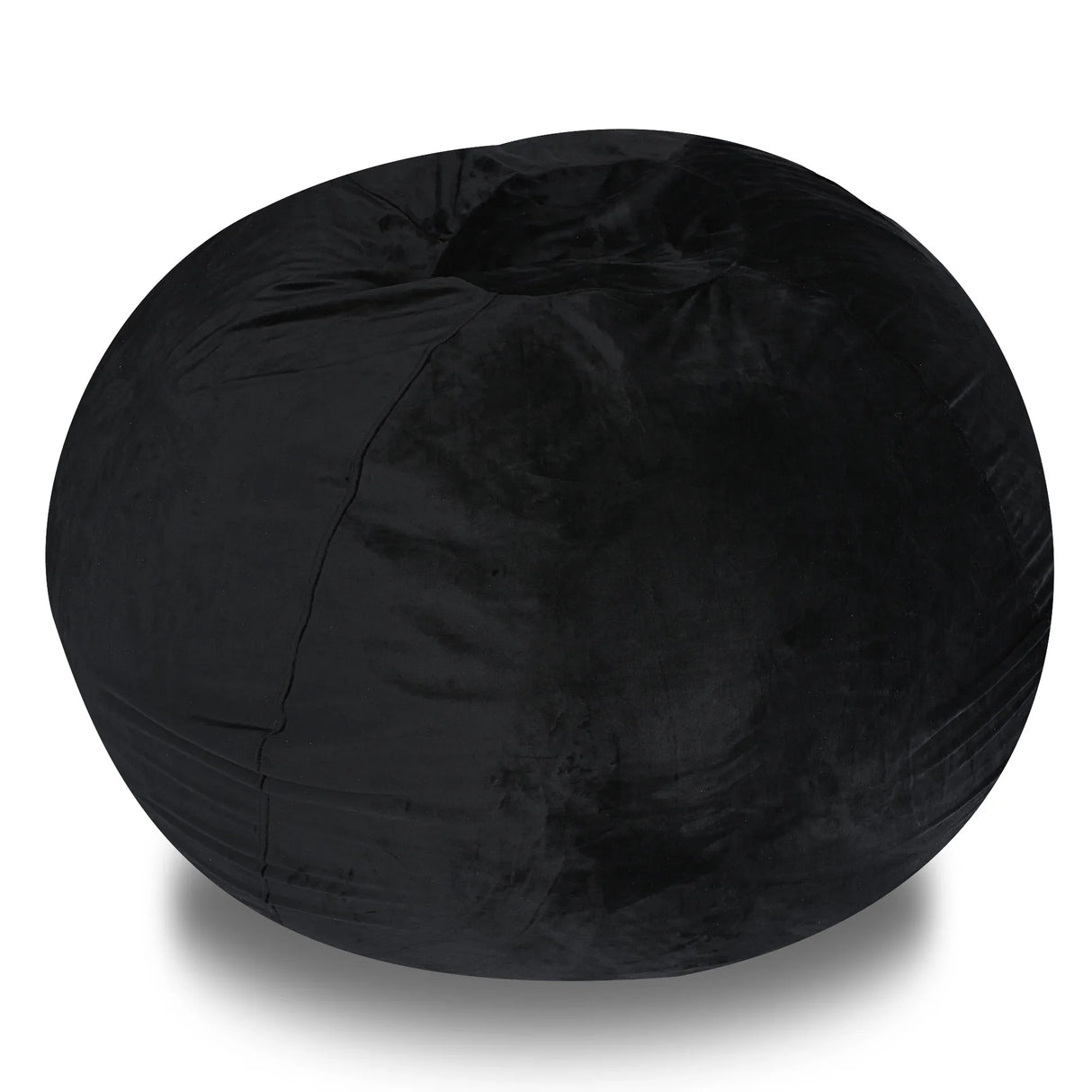Minky Velvet Plush Foam Filled Bean Bag Chair - Omega Lifestyles