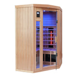 Pentagonal Indoor Solid Wood Far Infrared Sauna Room - Omega Lifestyles