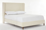 California King Contemporary Boucle Upholstered Bed Frame - Omega Lifestyles