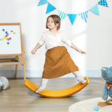 Kids Orange Plastic Balance Board Wobble Rocker Toy - Omega Lifestyles