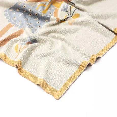 Cotton Multiuse Plush Playmat Mama Bunny With Baby - Omega Lifestyles