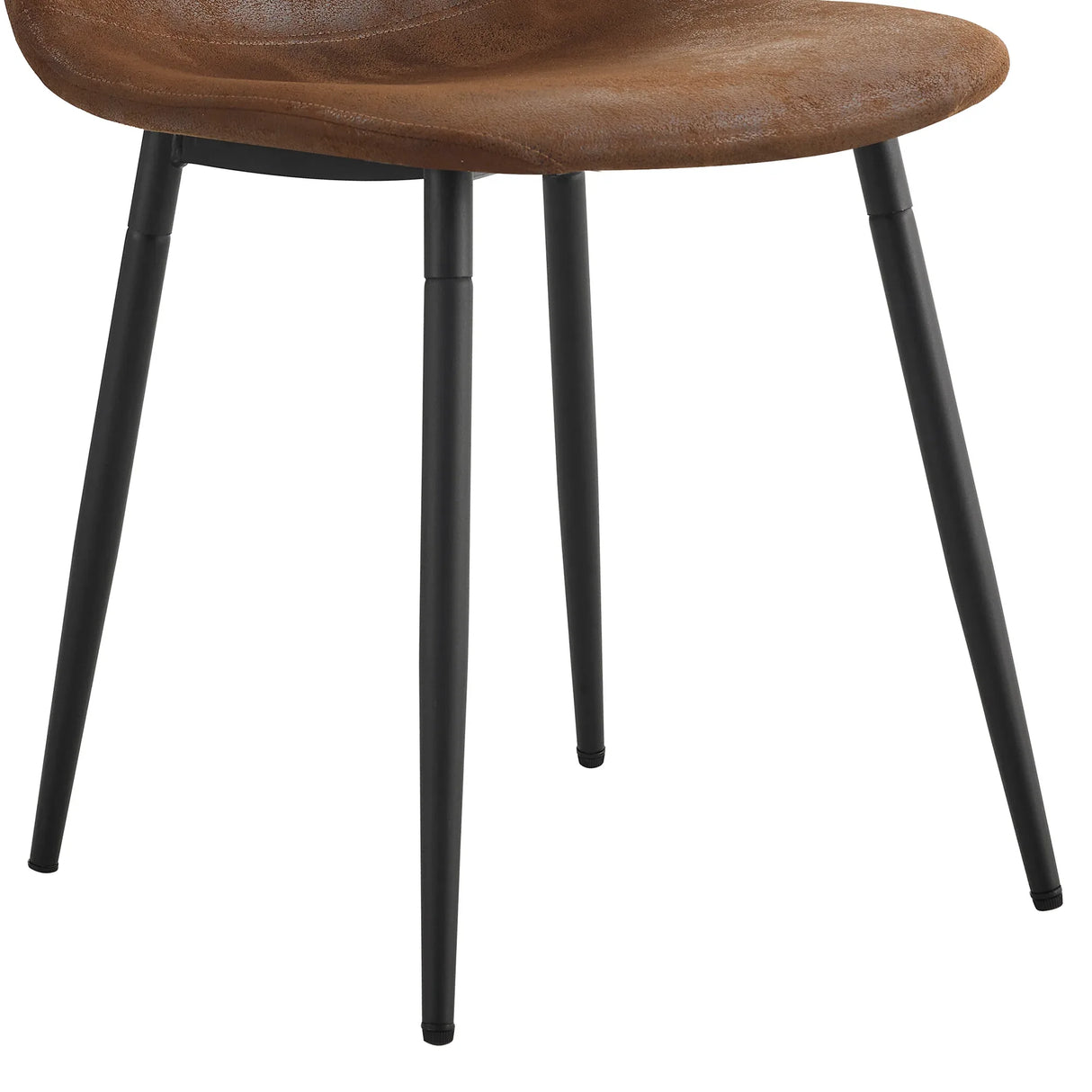 Transferred Walnut Leg Suede Backrest Dining Chair And Table Set - Omega Lifestyles